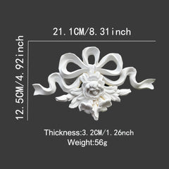 PU Combination Horizontal Flower Poly French Decoration Carved Flower