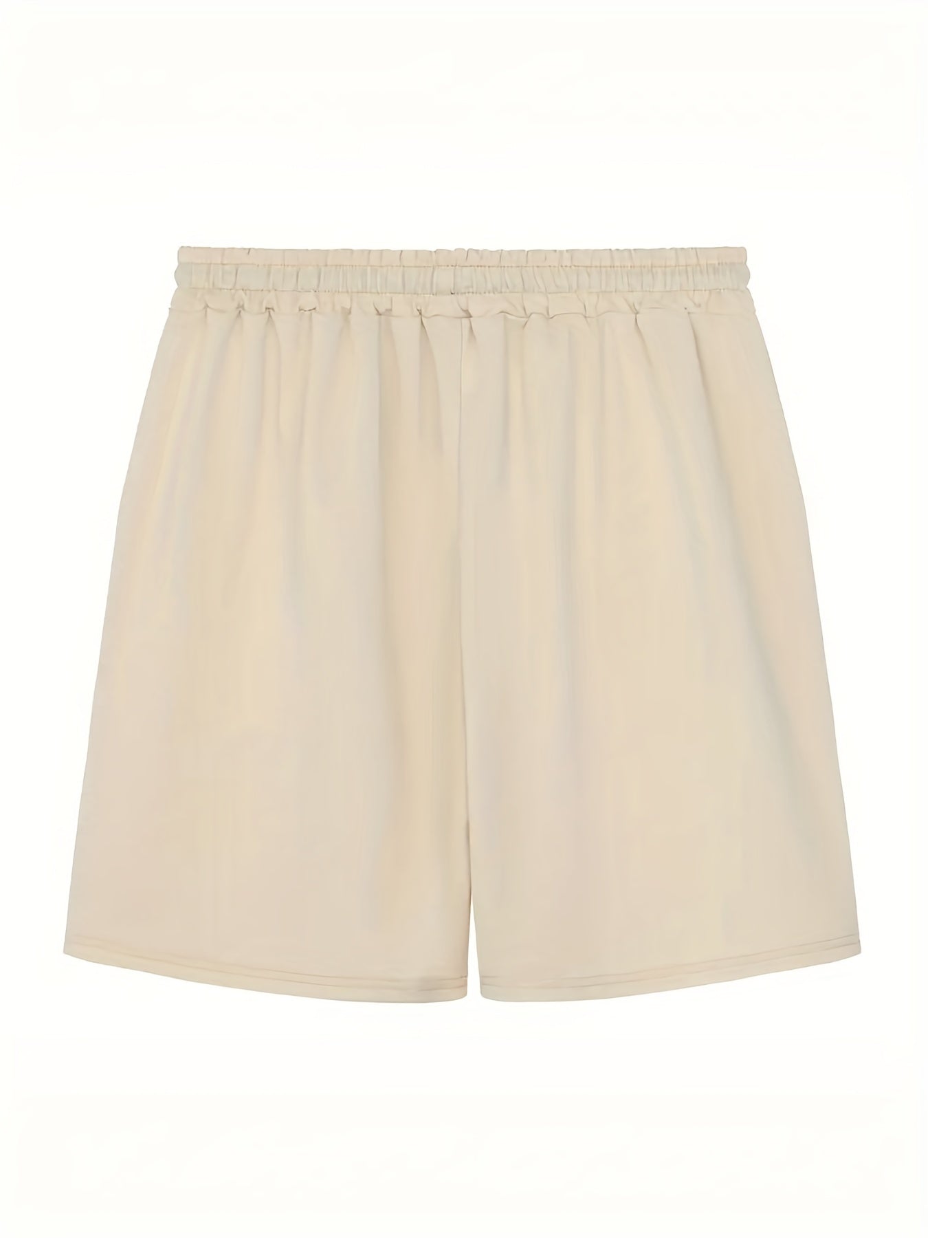 Legends Never Die Men's Casual Solid Elastic Waist Drawstring Short