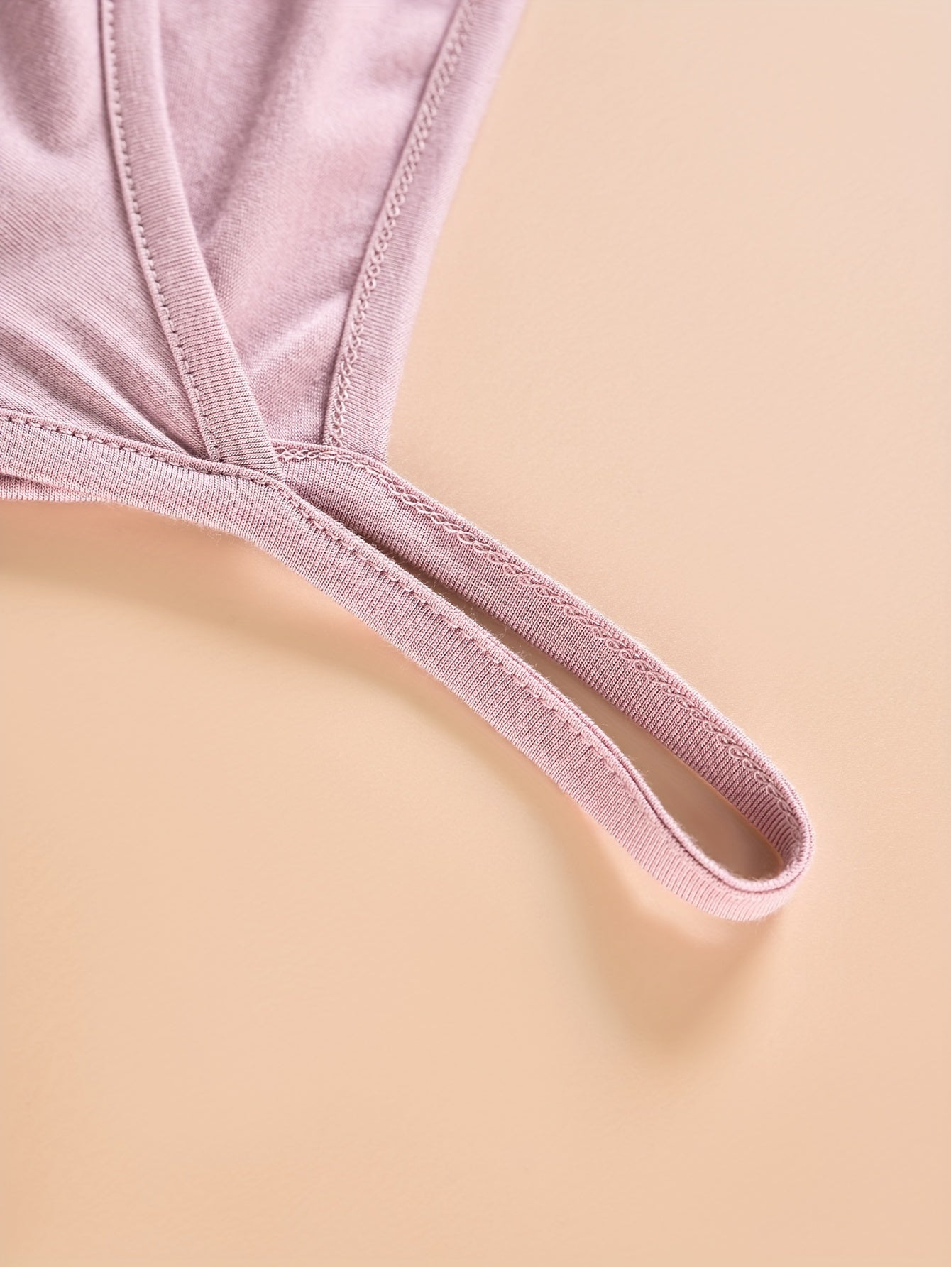 Solid Cami Top Crew Neck Sleeveless Lingerie