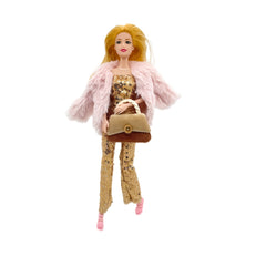 Noble Doll Set with Clothes, Bag, Shoes - Christmas Toy