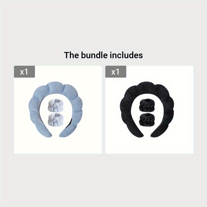 SoftTouch Solid Elastic Headband 3pcs Set