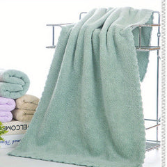 Coral Fleece Hand Towel Absorbent Soft Cotton Face Wash Towel Hotel Bathroom