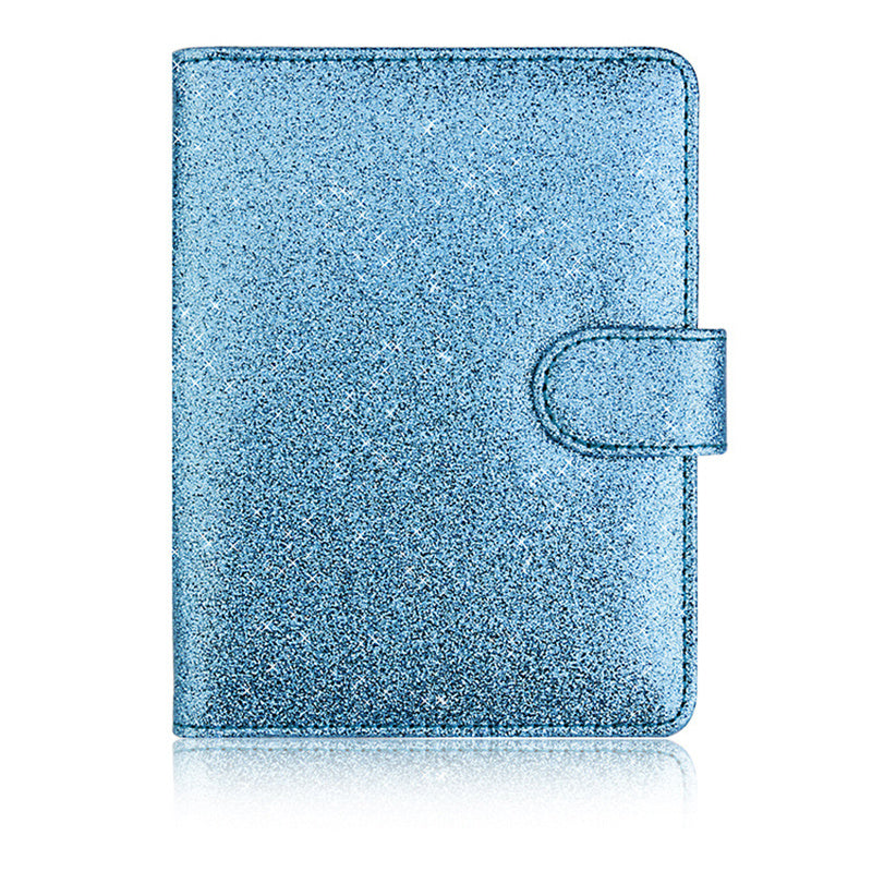 RFID Blocking Pink Bling Passport Holder Card Organizer Wallet