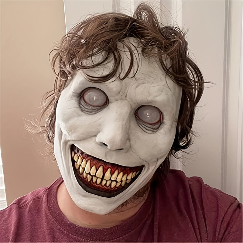Evil Smile Devil Halloween Mask Costume Party Props