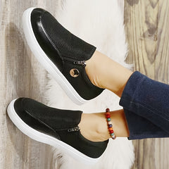 Women's Lightweight Breathable Loafers Slip on Flat Shoes