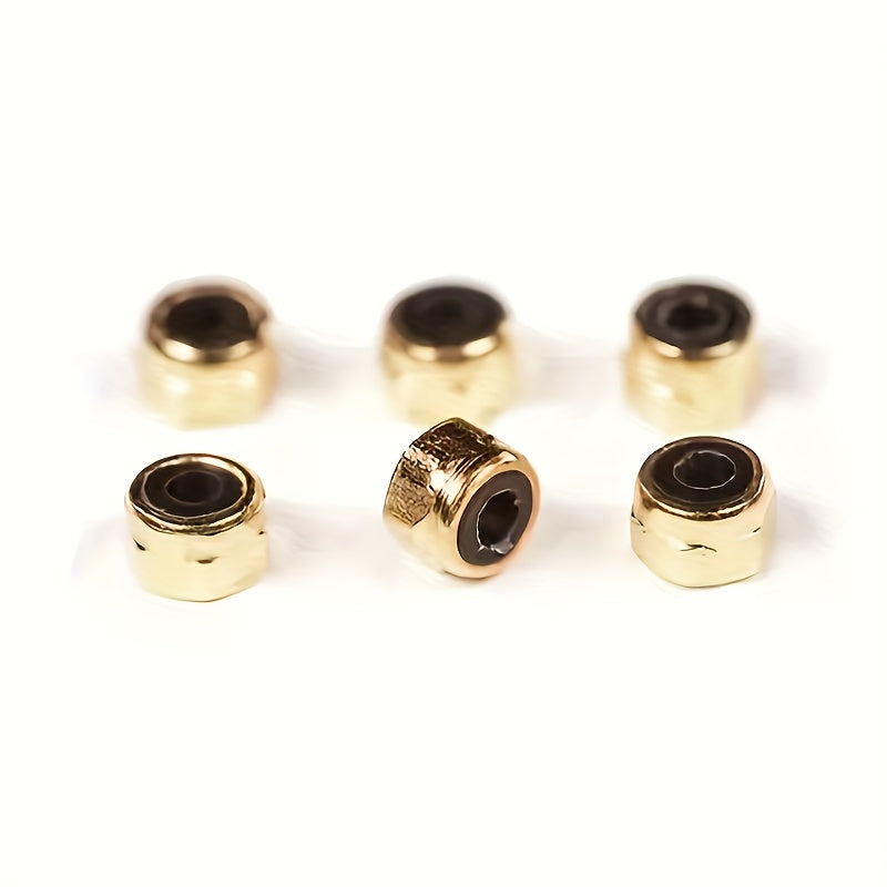 6PCS Finger Plate Locking Nut Self-locking Nut For Skateboard