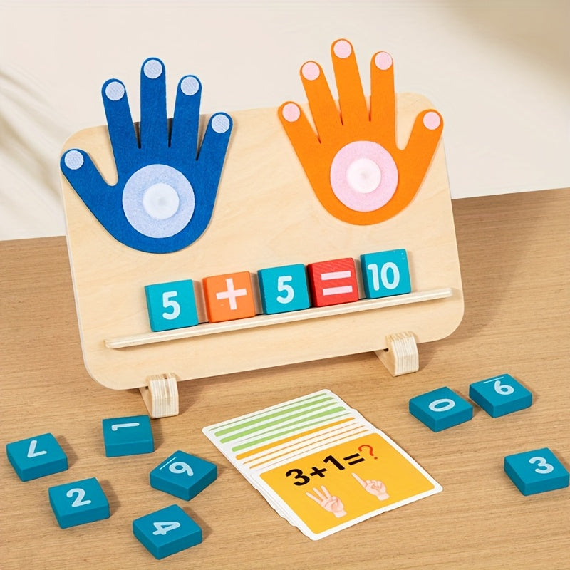 Wooden Hand Shaped Math Teaching Toys