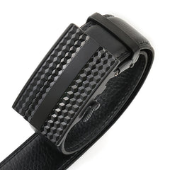 Men's PU Leather Slide Ratchet Belt