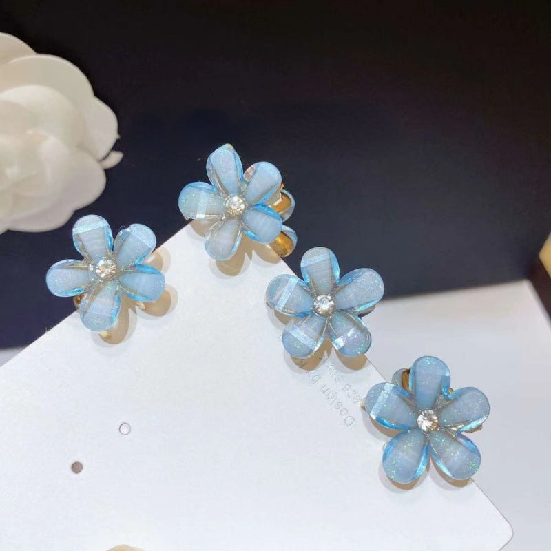 Daisy Pearl Hair Clips Set Mini Side Clip Claws Women Girl Hairpin Accessories