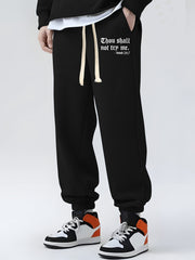 Men's Print Sweatpants Casual Drawstring Joggers With Pockets
