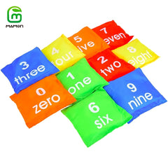 10pcs Small Bean Bags Kids Sandbag Tossing Game For Toddler Preschool Classroom