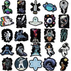 50pcs Astronauts Explore Outer Space Doodle Stickers for DIY Creative Toys