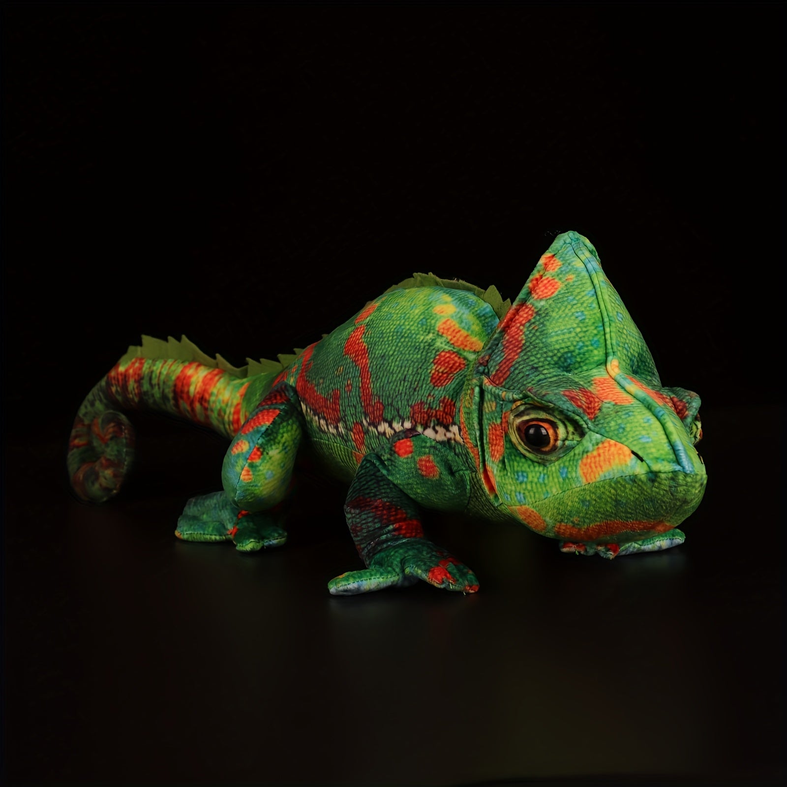 Chameleon Plush Toy Soft & Cuddly Stuffed Animal Fun Mood Change