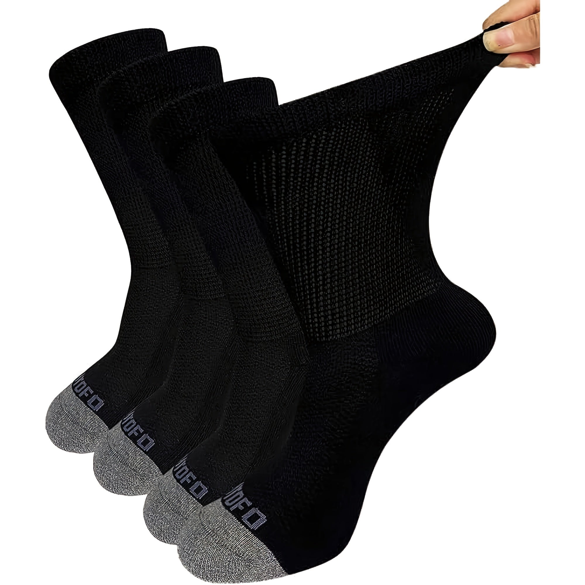 Putuo 4 Pairs Diabetic Socks for Men and Women Machine Washable Daily Wear