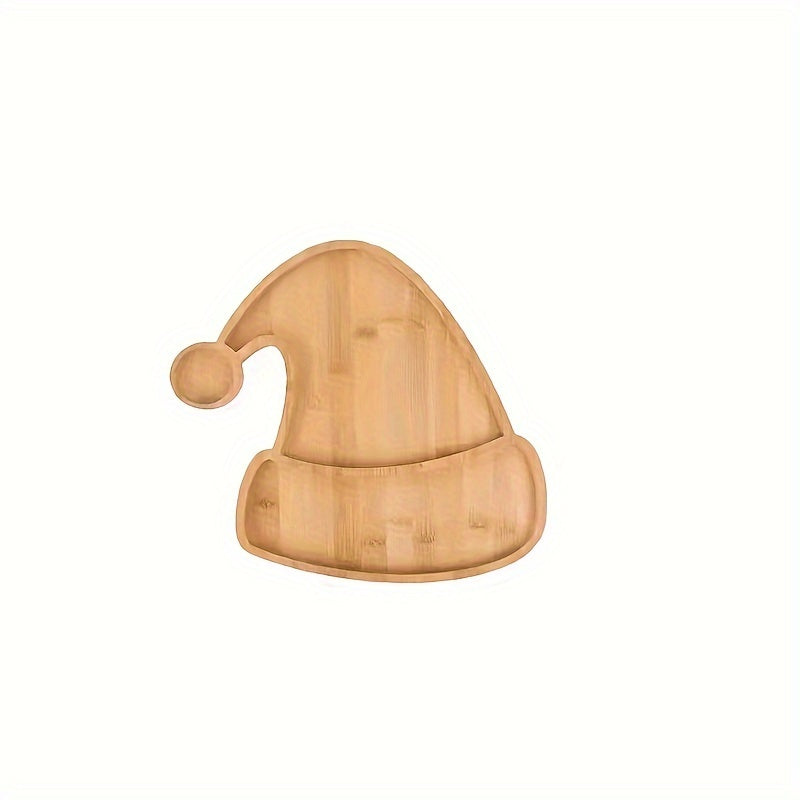 Wooden Appetizer Tray Christmas Decor Serving Tray Plate Snack Dessert