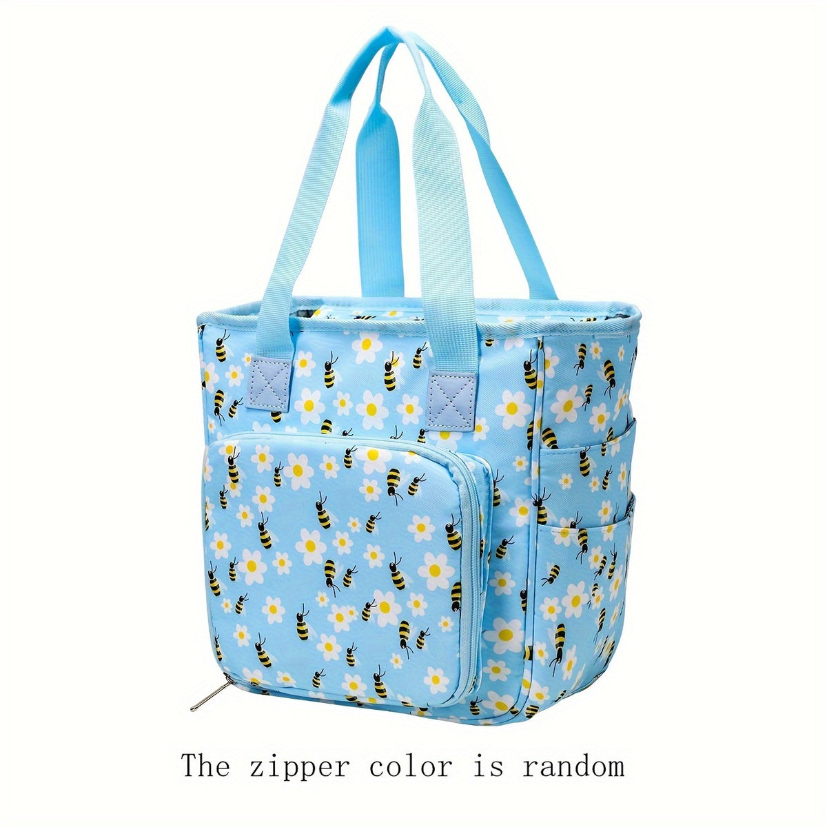 Yarn Organizer Knitting Bag Large Capacity Crochet Tote Portable Bag