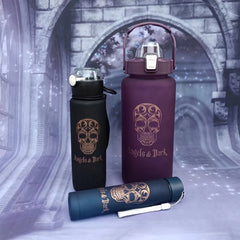 Halloween Sports Water Bottles Leak Proof Water Cups Travel Drinkware