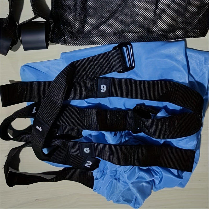 Yoga Stretch Rope Pilates Workout Brace Belt Fitness Supplies