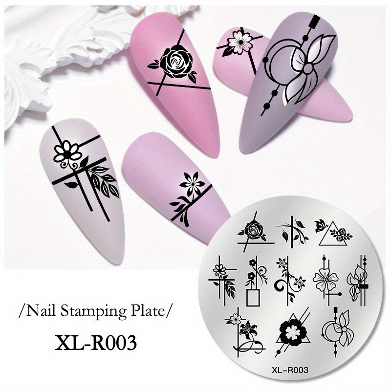 Nail Art Stamping Plate Set for Stunning Manicures