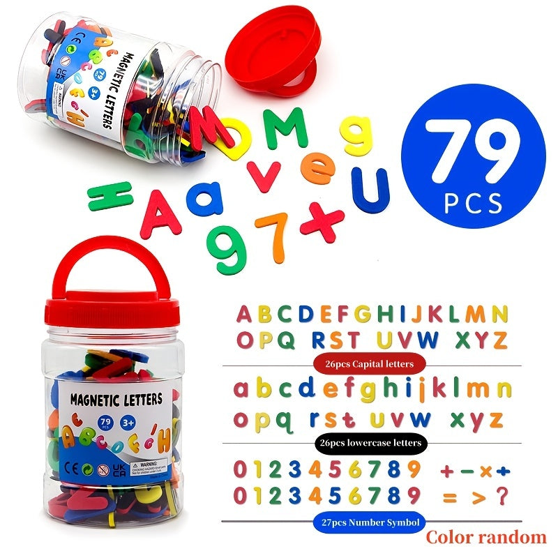Magnetic Alphabet & Number Set for Spelling & Counting