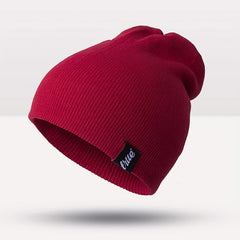 Warm Knitted Slouchy Beanie Solid Skull Cap Unisex Knit Hat