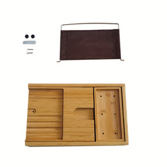 Bamboo Bathtub Caddy Tray Expandable Bath Accessories & Table