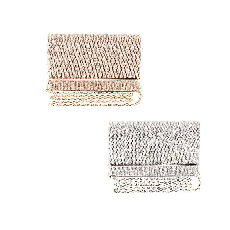 Glitter Evening Clutch Bag Dinner Purse Formal Handbag for Party Wedding Prom