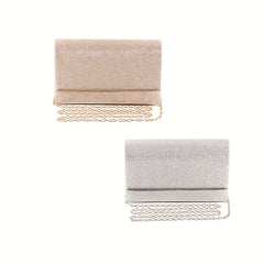 Glitter Evening Clutch Bag Dinner Purse Formal Handbag for Party Wedding Prom