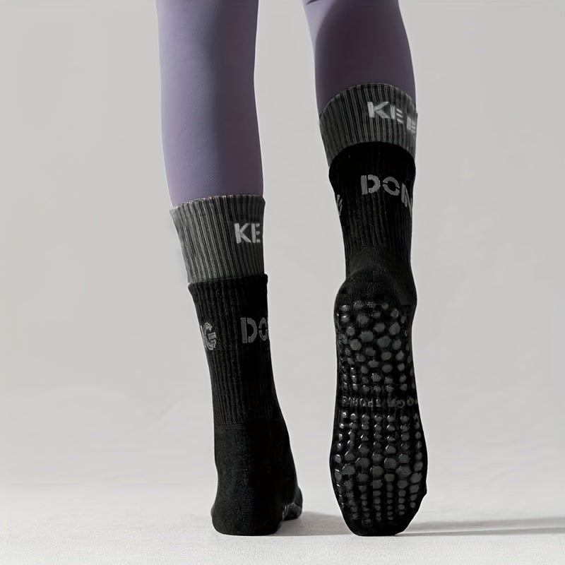 Colorblock Sports Socks Women's Stockings & Hosiery