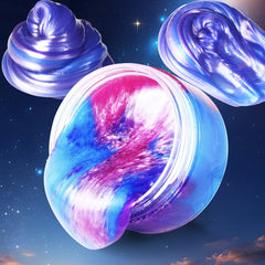 2pcs Galaxy Clay Set Soft Non Stick Crystal Putty Assorted Colors