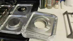 50pcs Aluminum Stove Burner Cover 8.5in Heat-resistant Gas Stove Protector