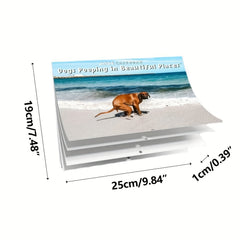1pc Dog Poop Calendar Funny 2022 Wall Calendar