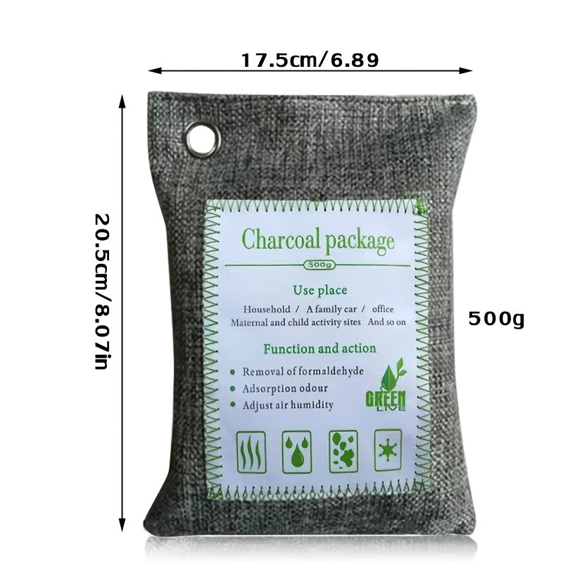 Bamboo Charcoal Air Purifying Bag for Car Home Office