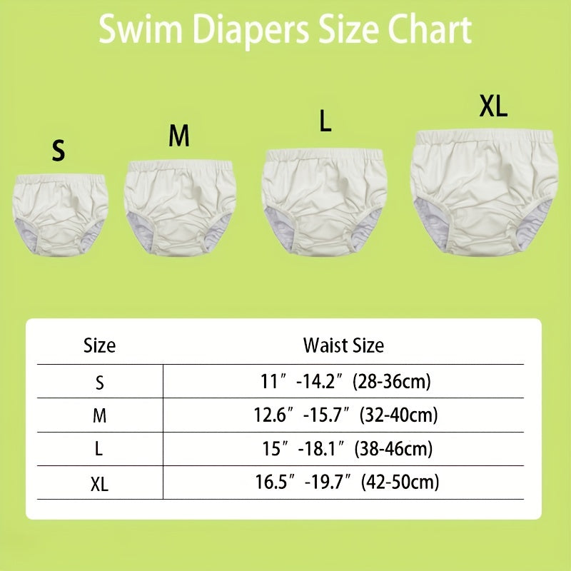 Reusable Swim Diaper for Baby Boys & Girls 0-3T
