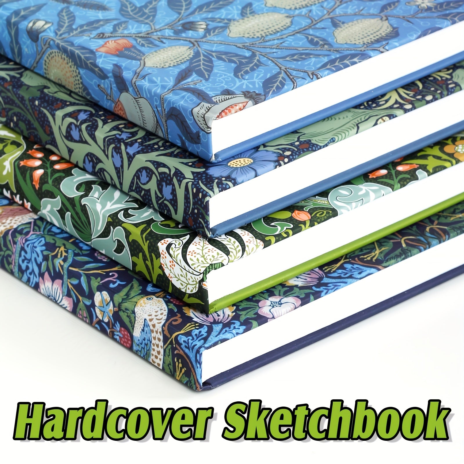 A5 Watercolor Sketchbook 100pg Hardcover Notebook Handpainted Journal