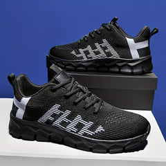  Men's Breathable Sneakers Comfy Non Slip Soft Sole Shoes