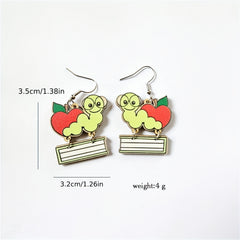 Sunflower Scales Earrings - Perfect for School & Graduation
