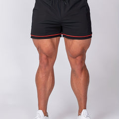 Men's Drawstring Basketball Training Shorts Solid Loose Shorts
