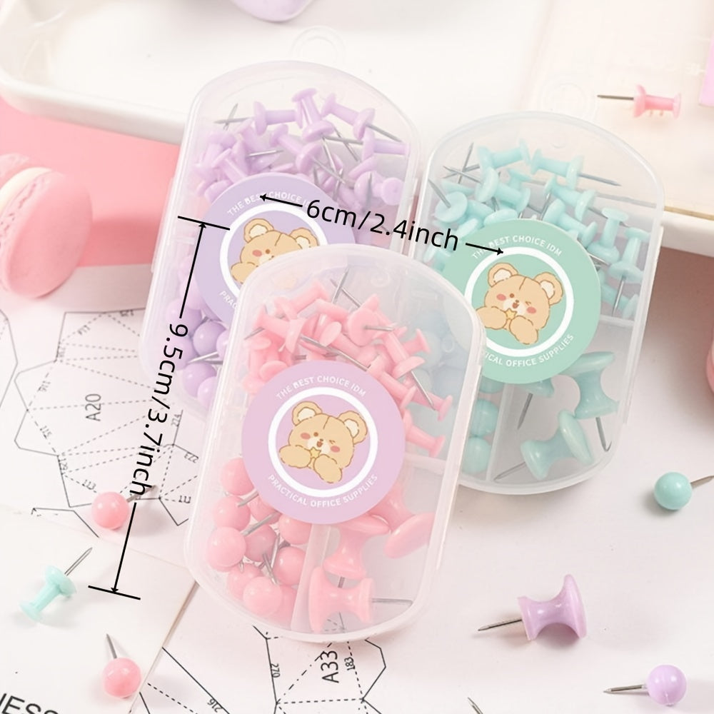 Macaron Push Pin Set - Student Stationery Set