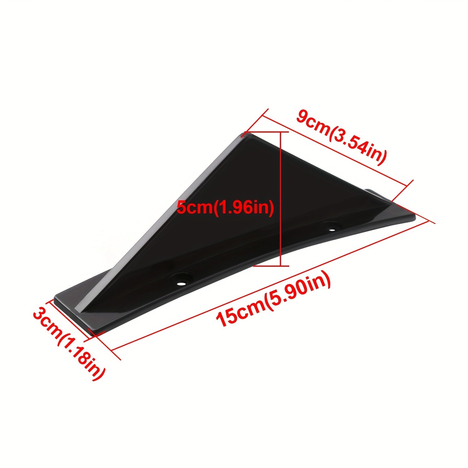 4pcs Universal Car Rear Bumper Diffuser Spoiler ABS Anti-collision Lip