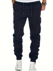 Men's Relaxed Fit Cargo Pants With Flap Pockets