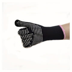 3pcs Heat Resistant Grill Gloves Non Slip Hot Insulated Glove