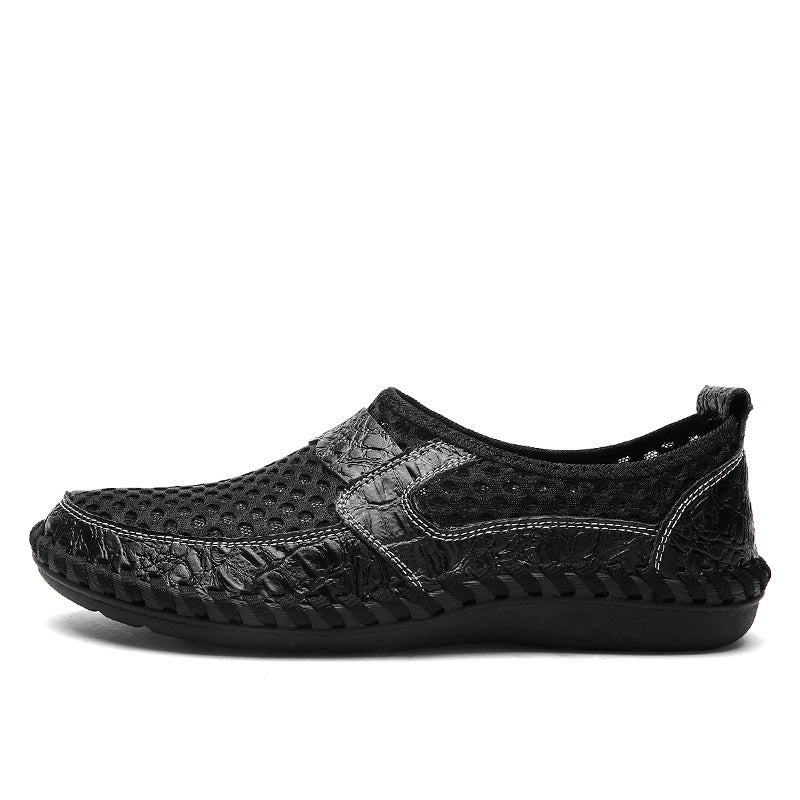 Men's Mesh Loafers Slip On Driving Shoes
