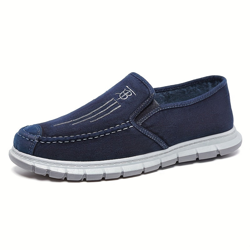 Men's Slip On Canvas Shoes Lightweight Casual Flats