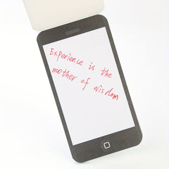 Arrival Note Paper Cell Phone Shaped Memo Pad Pragmatic Gift