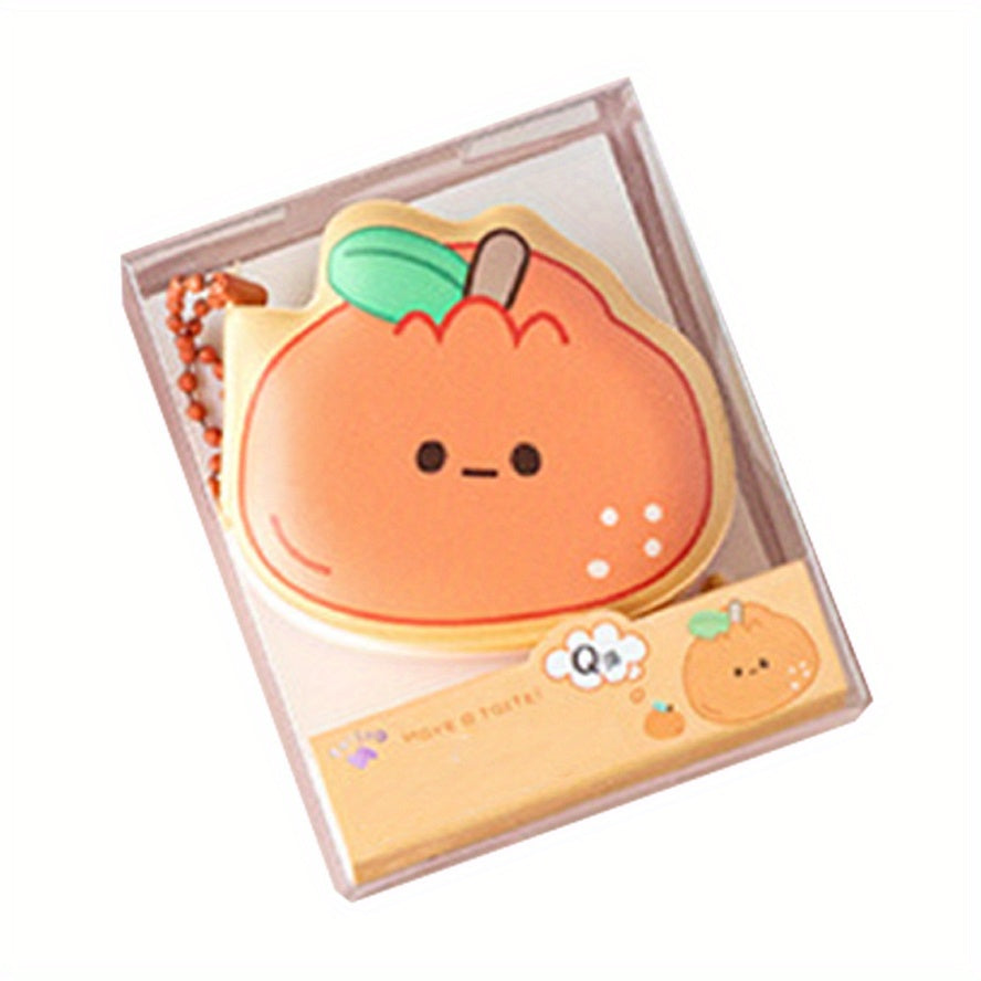 Creative Vegetable Sticky Notes Mini Word Book Keyring