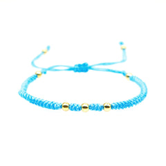 Golden Bead Bracelet For Women Ball Bracelet