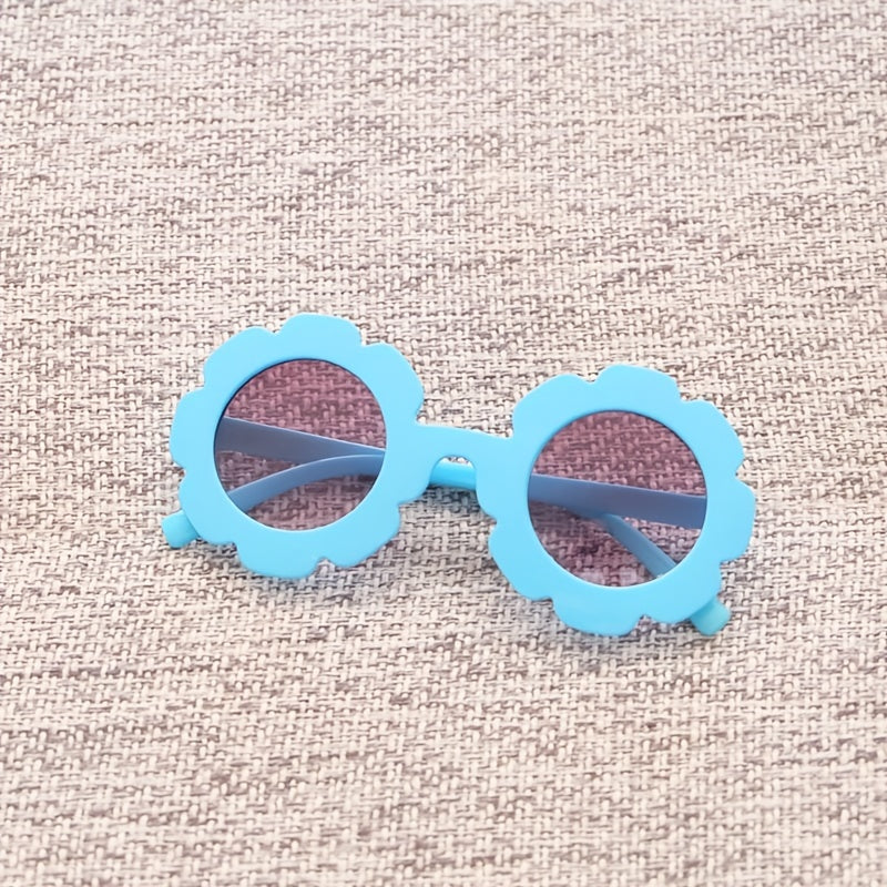 Flower Round Polarized Sunglasses for Kids - Girls & Boys