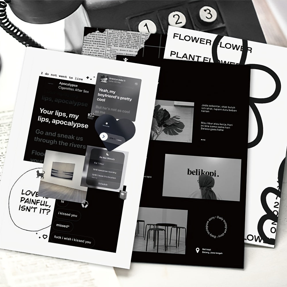 10pcs And Story Card Postcard Wall Sticker Gift