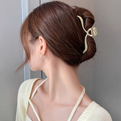 Alloy Love Heart Hair Claw Clip for Thick Hair Accessories